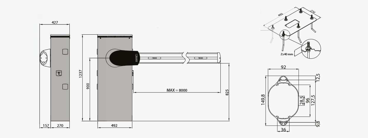BARRIÈRE BIONIK 8 ROGER TECHNOLOGY